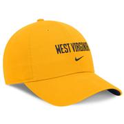 West Virginia Nike Sideline Club Unstructured Tri-Glide Cap